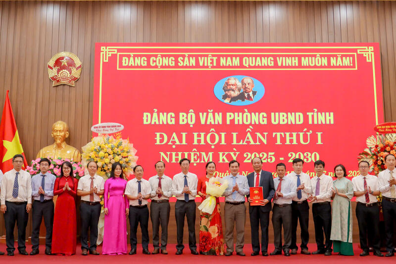 Đại hội Đảng bộ Văn phòng UBND tỉnh lần thứ I, nhiệm kỳ 2025 – 2030